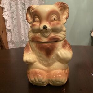 Honey Bear Cookie Jar Vintage
